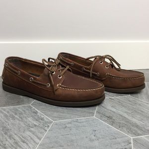 Dockers Brown Leather Boat Shoes | 9
